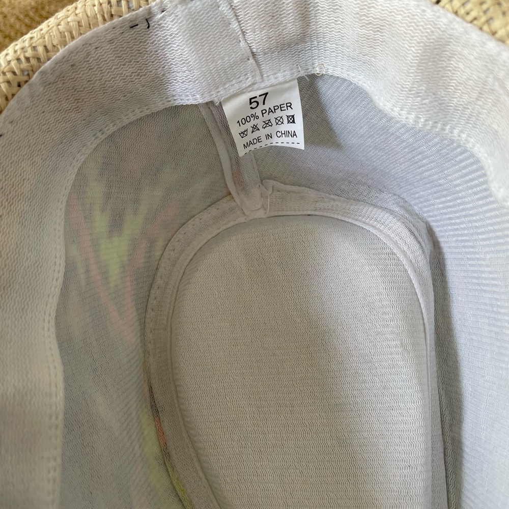 Puerto Rico Patterned Straw Fedora - Picture 6 of 6